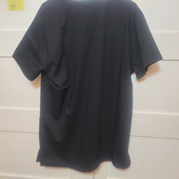 2 pack Black Vital Threads Scrubs Top Size S - Preowned - Picture 2 of 6